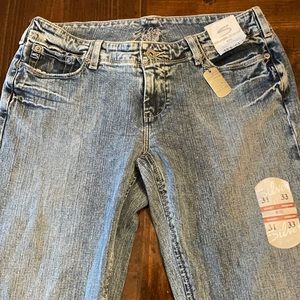 Silver bell bottom jeans